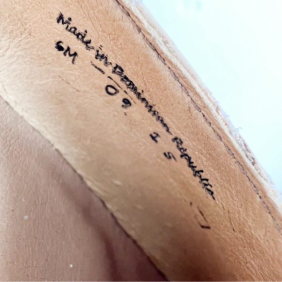 Jack Rogers Rory Cork Slingback Flats Pointed Toe Gold Accent size 6 - Picture 8 of 12